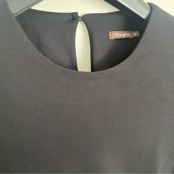 J.Mclaughlin Catalyst Black Dress XS Office Work Career SemiFormal Classic LBD - Picture 6 of 15
